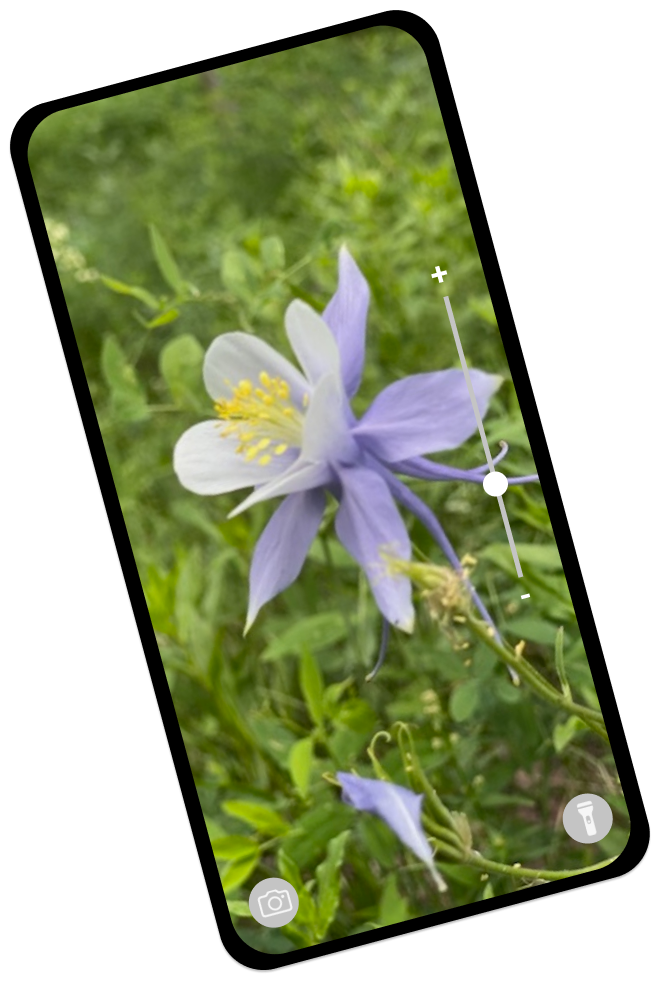 Magnifying glass iPhone app screenshot 1